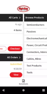DigiKey app screenshot 7