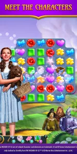 The Wizard of Oz Magic Match 3 app screenshot 4