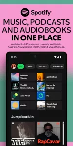 Spotify app screenshot 1