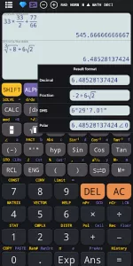 Scientific calculator plus 991 app screenshot 5