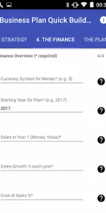 Business Plan Quick Builder app screenshot 5