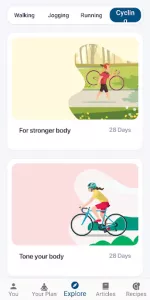 Cycling apps for weight loss app screenshot 6