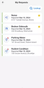 NYC311 app screenshot 4