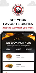 Panda Express app screenshot 4