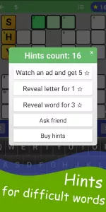 English Crossword puzzle app screenshot 4
