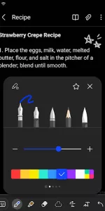Samsung Notes app screenshot 7