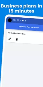 AI Business Plan Maker  app screenshot 1