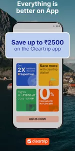 Cleartrip Hotels, Flights, Bus app screenshot 3