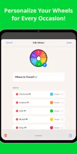 Spin roulette Wheel of Choices app screenshot 8