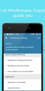 Mindfulness Coach app screenshot 2