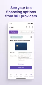Nav Business Financial Health app screenshot 5