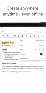 Google Docs app screenshot 6