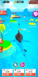 Idle Shark World  app screenshot 2