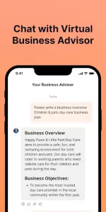 Bizplanr app screenshot 1