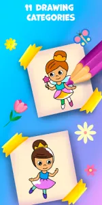 Baby coloring book for kids 2+ app screenshot 3