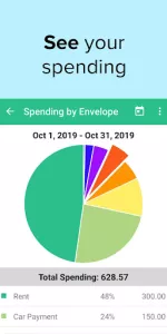 Goodbudget app screenshot 2