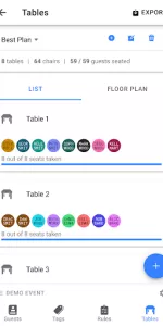 Table Tailor app screenshot 1