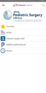 APSA Pediatric Surgery Library app screenshot 1