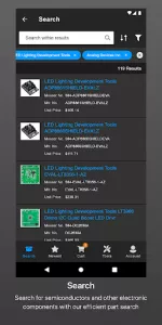 Mouser app screenshot 1