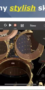 DrumKnee 3D Drums  app screenshot 2