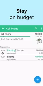 Goodbudget app screenshot 4