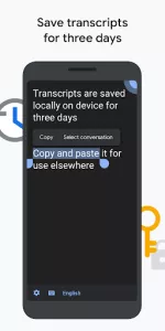 Live Transcribe & Notification app screenshot 5