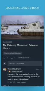 Armchair History TV app screenshot 6