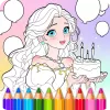 Princess Game Fantasy Coloring app icon