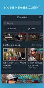 Armchair History TV app screenshot 5