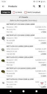 DigiKey app screenshot 3