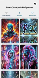 Neon Cyberpunk Wallpapers app screenshot 6