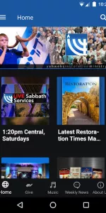 Yahweh's Restoration Ministry app screenshot 1