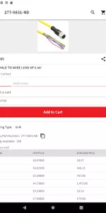DigiKey app screenshot 10