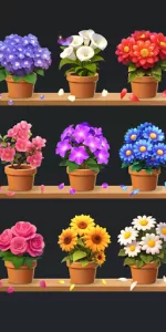 Floral Sort 3D app screenshot 2