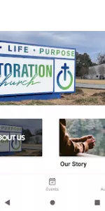 Restoration Church app screenshot 4
