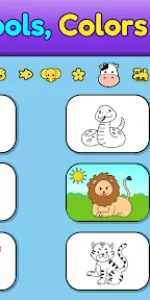 Coloring games for kids app screenshot 24