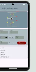 Electronics circuit calculator app screenshot 3