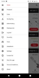 DigiKey app screenshot 2