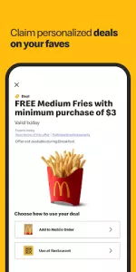 McDonald's app screenshot 4