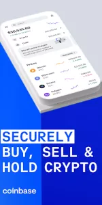 Coinbase app screenshot 1