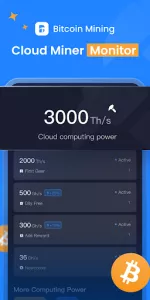 Bitcoin mining  app screenshot 3