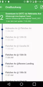 OneBusAway app screenshot 4
