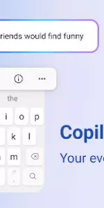 Microsoft SwiftKey AI Keyboard app screenshot 1