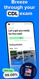 DMV Genie CDL Prep Test 2024 app screenshot 1
