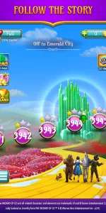 The Wizard of Oz Magic Match 3 app screenshot 3