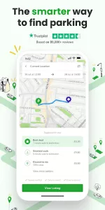 JustPark Parking app screenshot 1