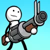 One Gun Stickman offline games app icon