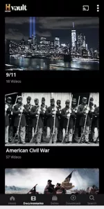 HISTORY Vault app screenshot 3