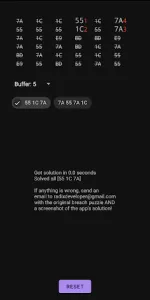 Cyberpunk 2077 Breach Solver app screenshot 3