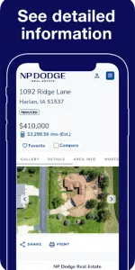 NP Dodge Real Estate app screenshot 3